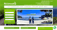 Desktop Screenshot of nusantaratrip.com